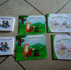Toddler milestone books in english & spanish